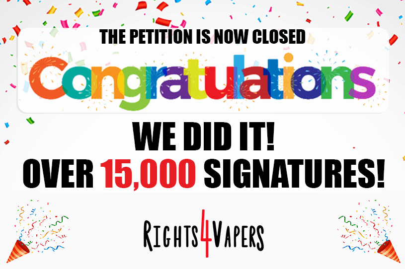 Signed Petition